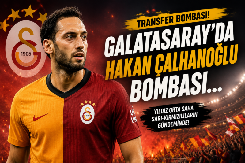Galatasaray’da Hakan Çalhanoğlu Bombası!