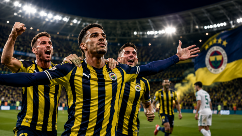 Fenerbahçe’den Kadıköy’de gol şovu: Konyaspor’u 4-2 mağlup etti