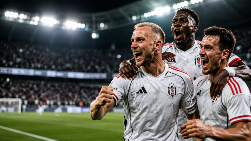 Beşiktaş, Hradec Kralove’yi 1-0 Yenerek Turu Geçti