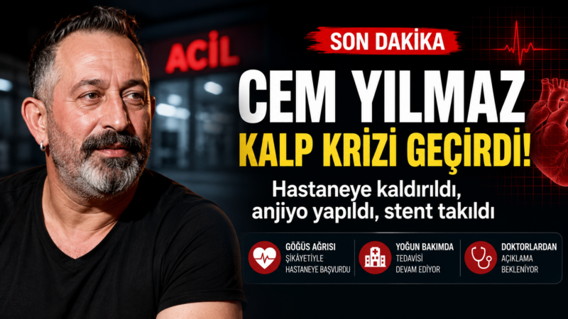 Cem Yılmaz Kalp Krizi Geçirdi: Hastaneye Kaldırıldı, Anjiyo ve Stent Müdahalesi Yapıldı