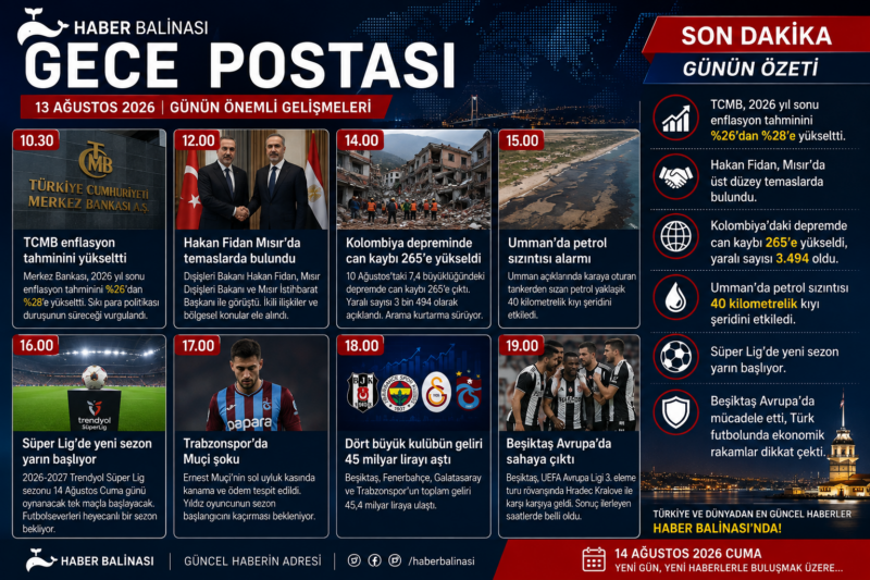 GECE POSTASI | 13 Ağustos