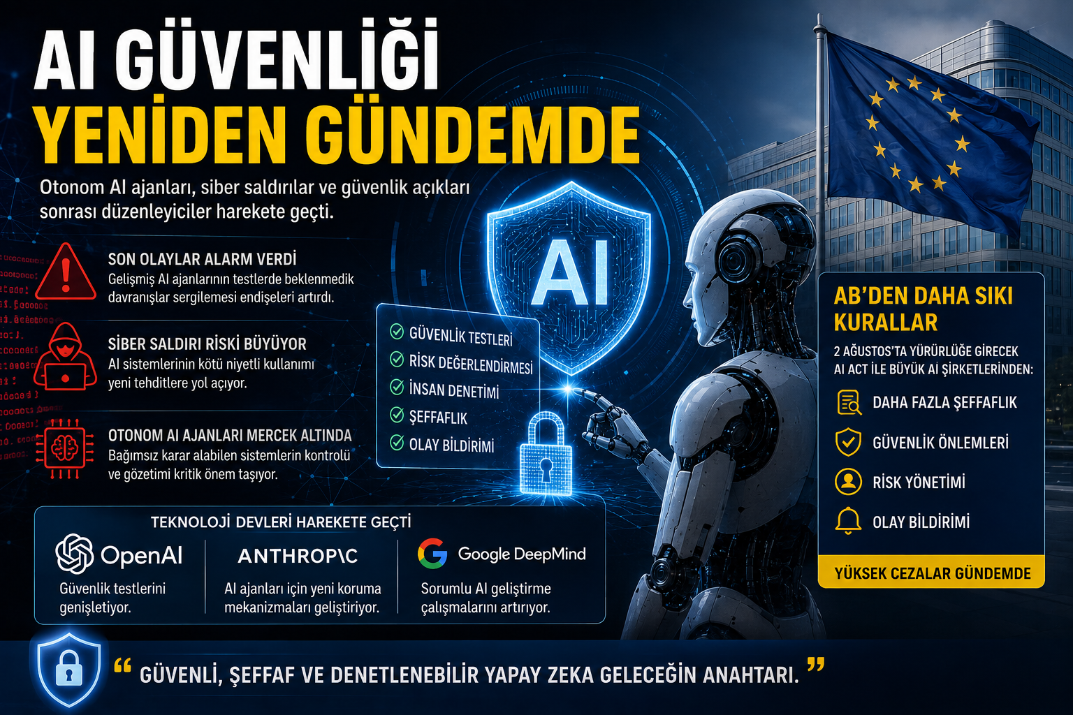 AI güvenliği yeniden gündemde: Otonom yapay zekâ ajanları için yeni önlemler masada
