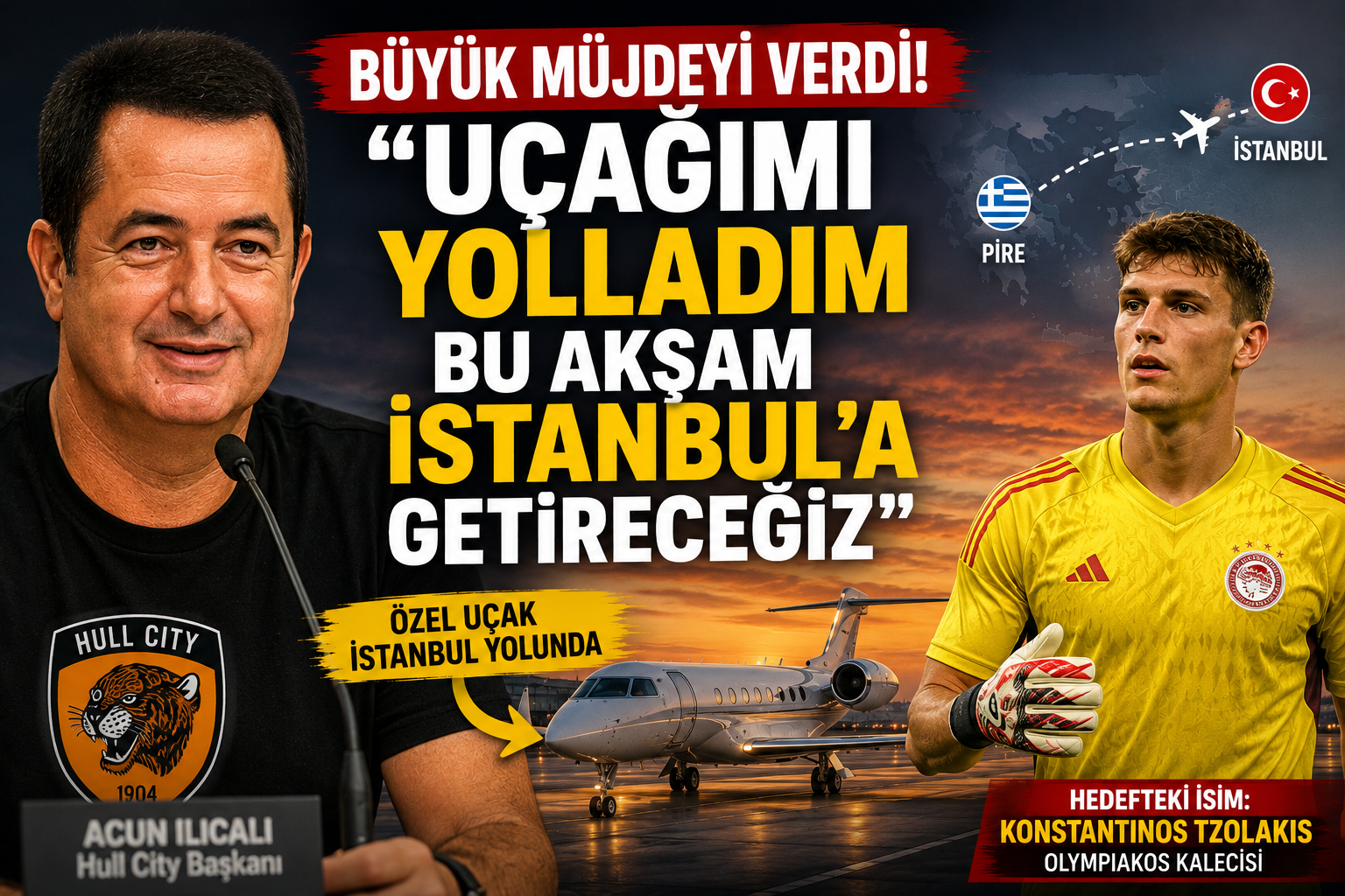 Acun Ilıcalı Transfer Müjdesini Verdi: “Uçağımı Yolladım, Bu Akşam İstanbul’a Getireceğiz”