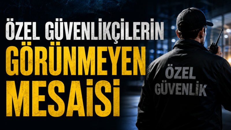 329 Bin Özel Güvenlikçi Bu Yükü Taşıyor