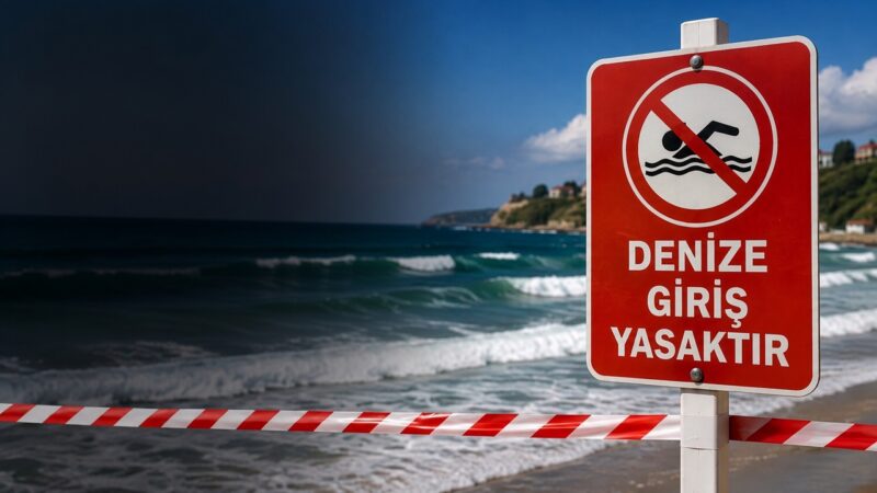 Şile’de Denize Giriş Yasaklandı