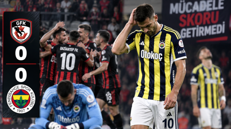 Gaziantep’te Fenerbahçe’ye bir darbe daha