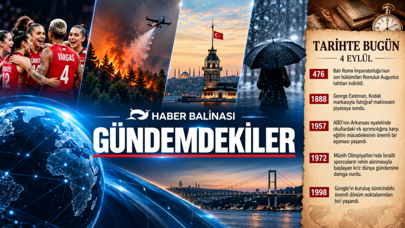 Gündemdekiler | 4 Eylül 2026 Cuma