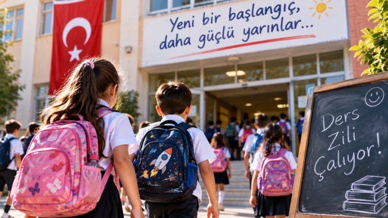 YARIN DERS ZİLİ ÇALIYOR! MİLYONLARCA ÖĞRENCİ İÇİN YENİ DÖNEM BAŞLIYOR