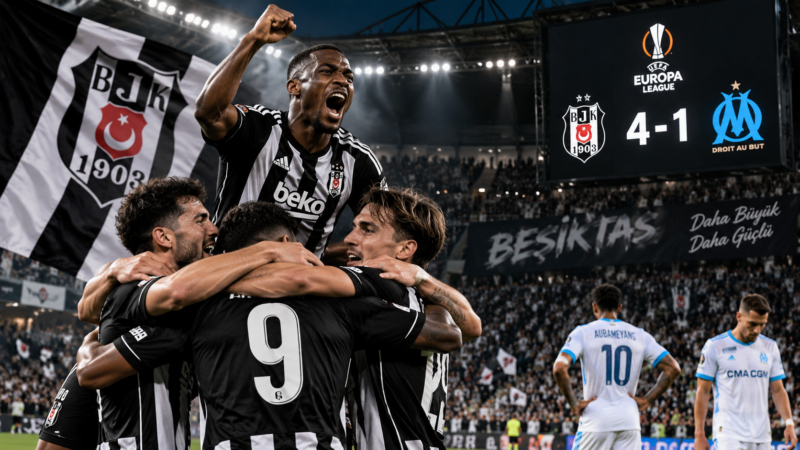 BEŞİKTAŞ MARSİLYA’YA TAVİZ VERMEDİ