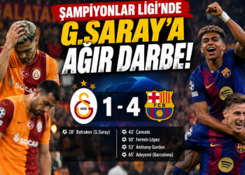 Galatasaray’a Şampiyonlar Ligi’nde Ağır Darbe! Barcelona İstanbul’da 4 Golle Kazandı