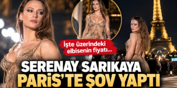Serenay Sarıkaya Paris’te Podyuma Çıktı: Elbisesinin Fiyatı Gündem Oldu